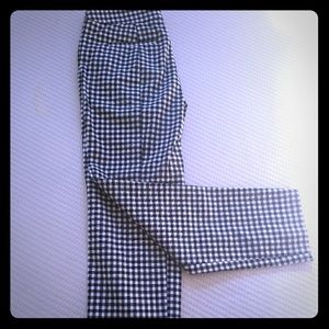 Loft gingham pants